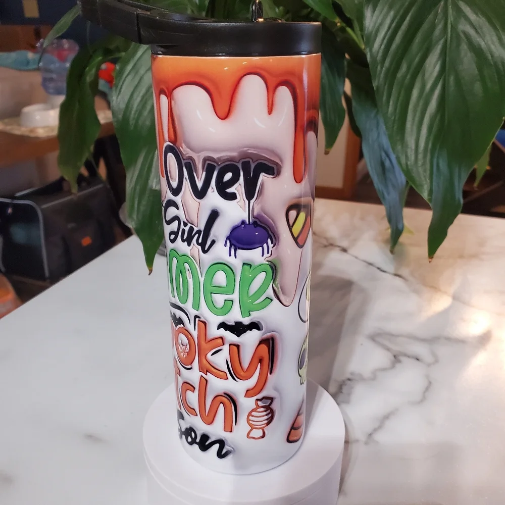 it's Spooky B**** Season 20oz Tumbler with duo lids 🎉sale